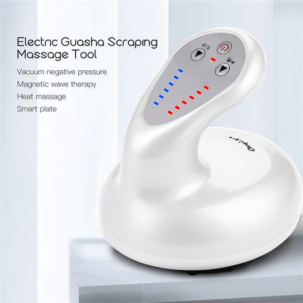 

rechargeable compress guasha massager electric heated scraping tool vacuum negative pressure detoxification slim massager 31
