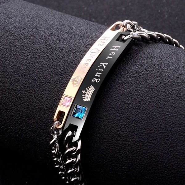 

hand catenary lovers lovers rose gold black bracelet jewelry