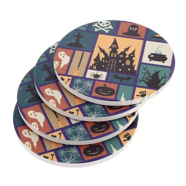 

mats & pads 4pcs household coasters cup creative (assorted color)
