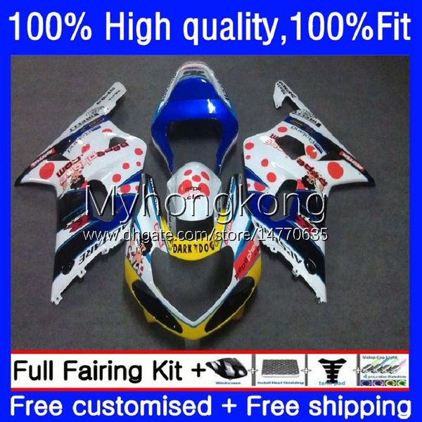 Инъекционные формы Bodys для Suzuki GSXR600 GSX-R750 Peppenone K1 750CC GSXR-750 01 02 03 19NO.38 GSXR 600 750 CC 600CC GSXR750 01-03 GSXR-600 2001 2002 2003 OEM FACKING