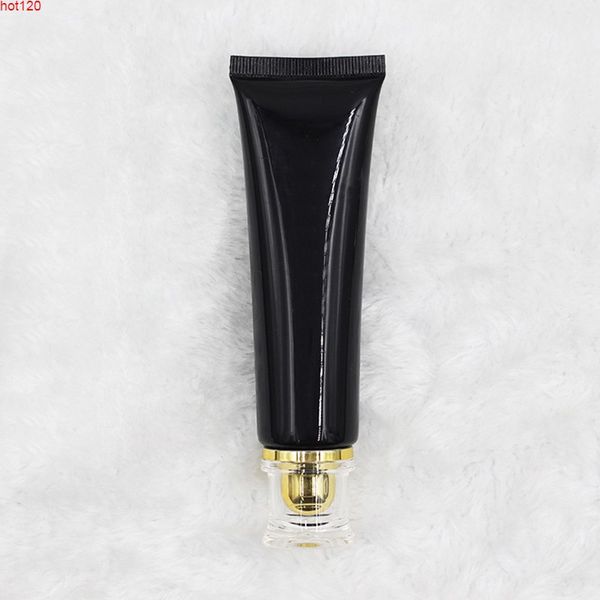 50 Stück 50 g schwarze Zahnpasta Handcreme Lotion Emulsion Kunststoffverpackungsröhrchen Kleine leere Kosmetikbehälter für Travlegood Menge