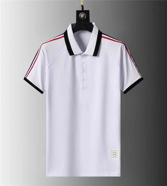 

men's round neck short sve polo shirt, casual t-shirt, digner brand, fashion clothing, summer, 2021, White;black
