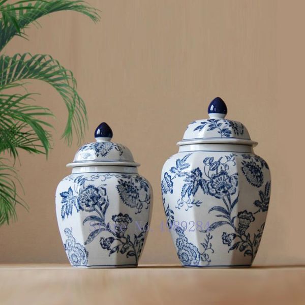 

vases retro ceramics chinese style vase handmade crafts storage jar with cover home decoration accessories flowers ceramic