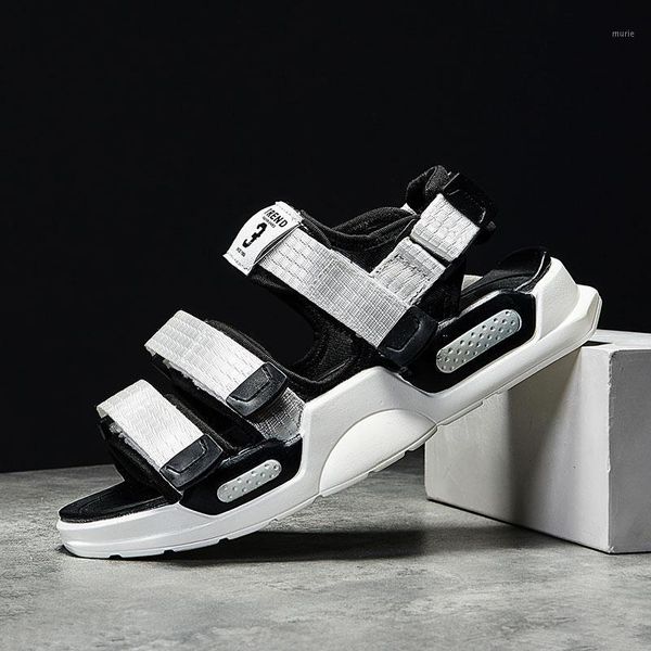 

sandals men's the summer men shoes breathable walking beach sports slippers outdoor casual1, Black