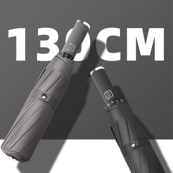 

umbrellas 2021 size foldable strong windproof travel umbrella family 130cm big paraguas 3 fold rain storm for men