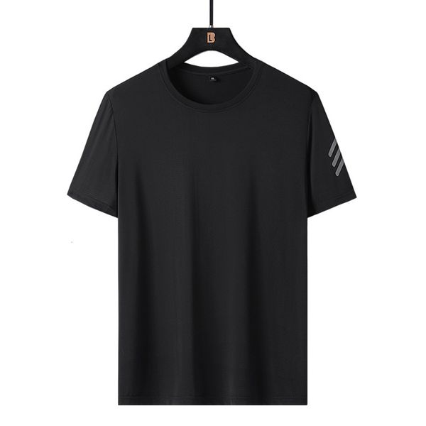 

men's t-shirts t shirt ice mesh short t-shirt 2021 fast drying loose size sports summer half sleeve clothes acxu, White;black