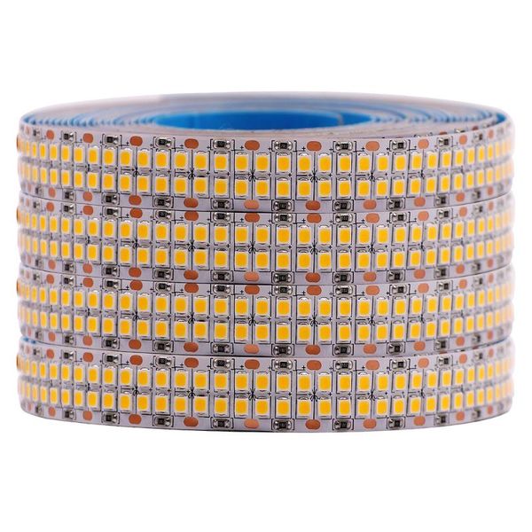 

strips 480leds/m smd 2835 led strip 24v 12v 5m 2400leds double row flexible stripe 1200leds 900leds tape ribbon project lighting