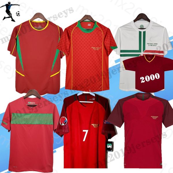 

euro 2000 figo ronaldo 1998 1999 2002 2010 2012 2016 2004 world cup retro soccer jersey nani rui costa 02 classic football shirts camisetas, Black;yellow