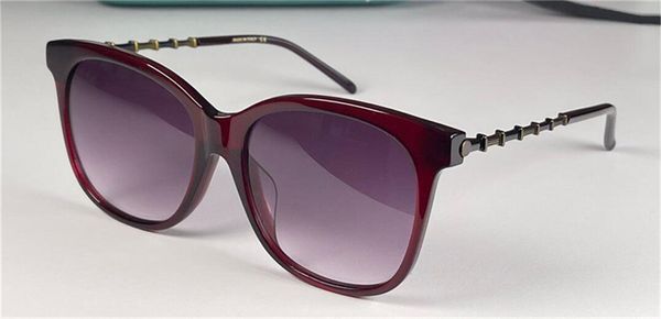 Modedesign-Sonnenbrille 0655SA, klassischer Katzenaugenrahmen, Bügel in Bambusform, einfacher und vielseitiger Stil, UV-400-Schutzbrille für den Außenbereich