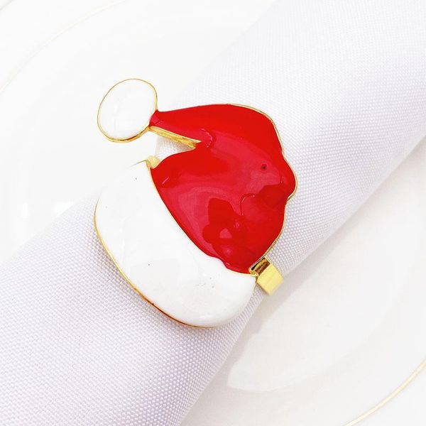 

napkin rings 6 pcs zinc alloy wedding decoration table holder for kitchen el neat and accessor