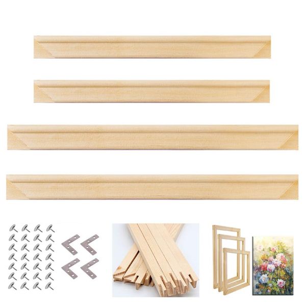 

frames wooden picture frame 30x40 40x60 50x70cm natural wood wall stretcher oil diamond painting po living room decor