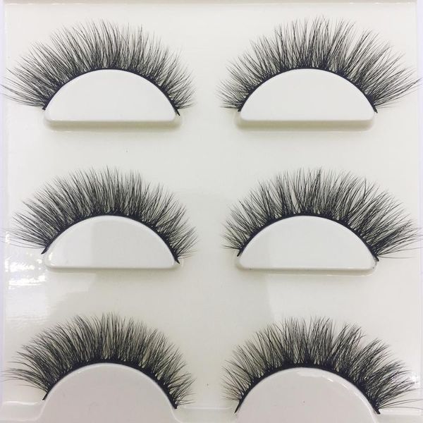 

boxes 14 style 3 pairs natural 3d mink false eyelashes make up soft fake eye lashes faux cils extension makeup beauty tools1