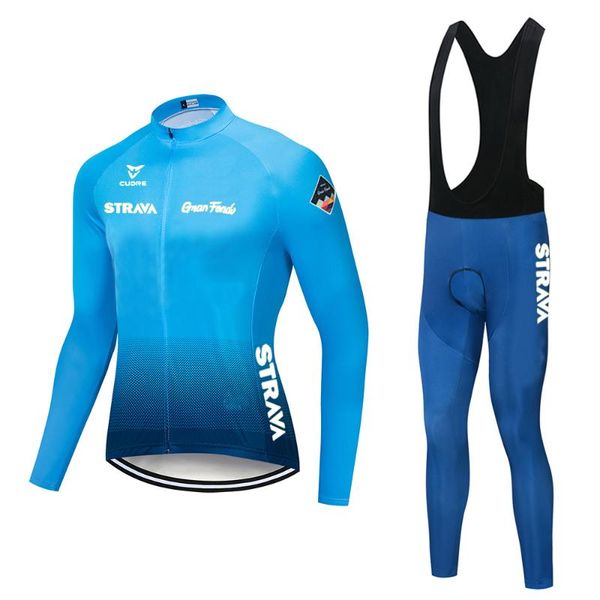 

racing sets winter thermal fleece cycling clothing bike jersey suit mens long sleeve bicycle team set -40, Black;blue