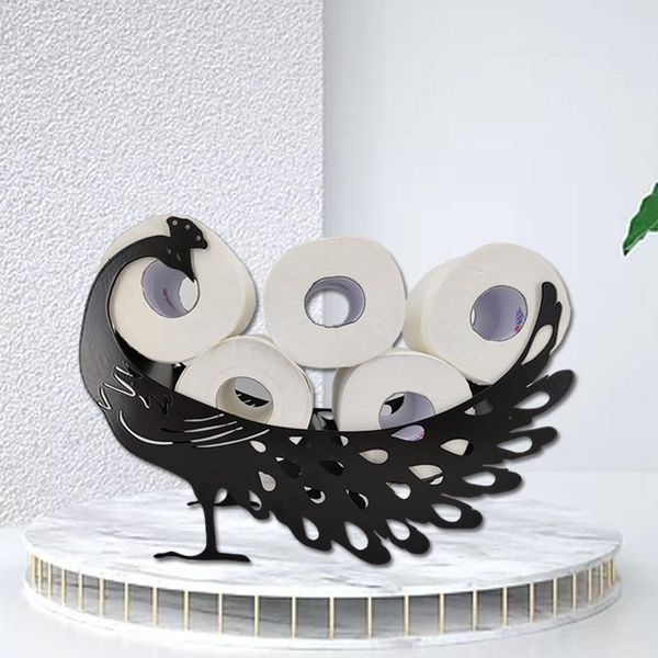 

toilet paper holders holder metal animals wall mounted ornament handmade decoration for living room bathroom home