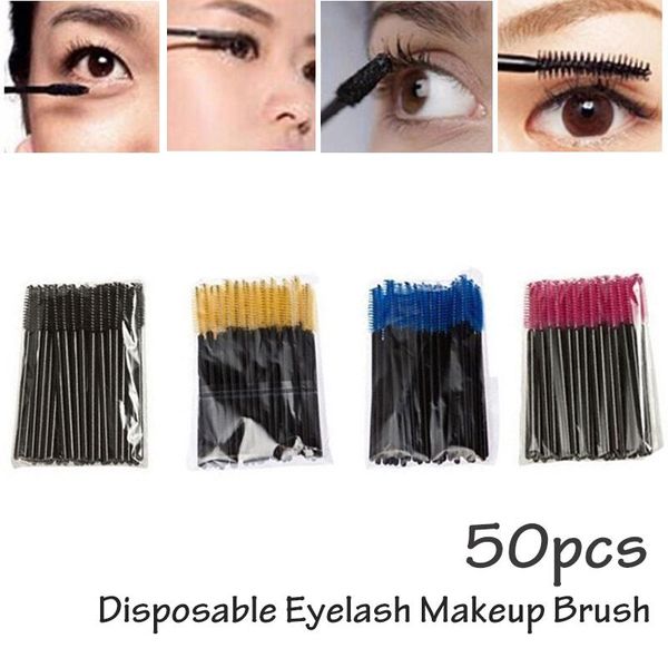 

eyelash curler 50pcs extension disposable eyebrow brush mascara wand applicator spoolers eye lashes cosmetic brushes set makeup tools