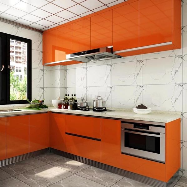 

solid color waterproof wallpaper decorative film pvc self adhesive wall sticker furniture renovation kitchen cabinet stickers wallpapers