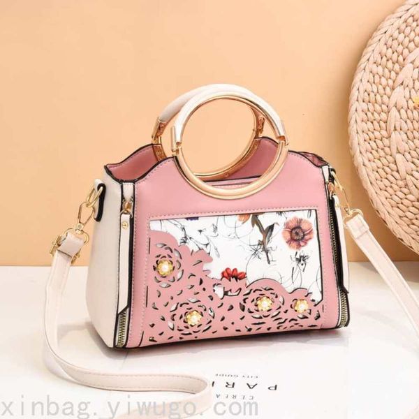 

2021 bag fashion printing all pu fabric one shoulder handbag women's 12686
