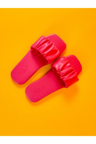 

slippers women's single band casual, Black