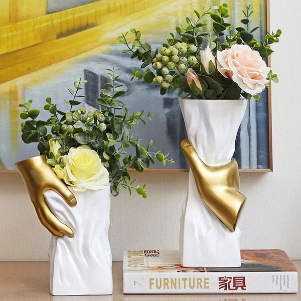 

decorative objects & figurines living room decoration ornaments creative love hand flower arrangement home furnishings wedding gifts