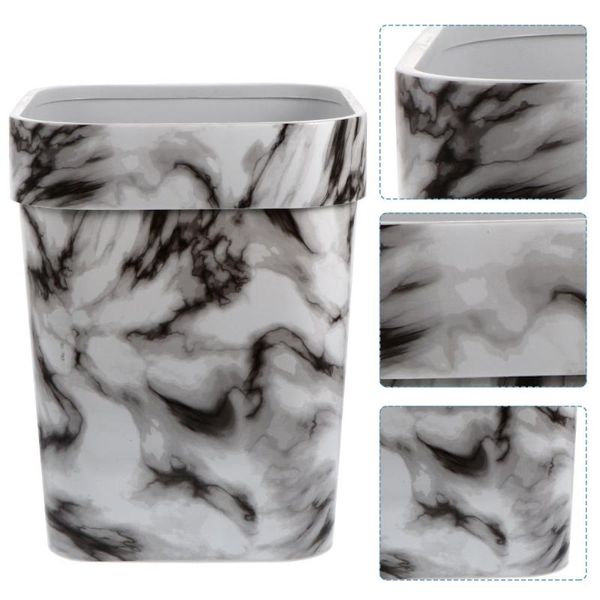 

waste bins 1pc trash can durable garbage office home rubbish bin container