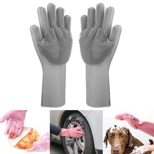 

disposable gloves silicone environmental protection practical dishwashing bathroom kitchen cleaning household magic