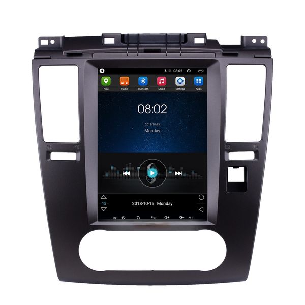 

android 10 car dvd player gps for nissan tiida 2005-2010 navigation radio stereo multimedia vertical