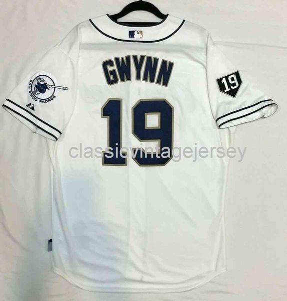 Uomo Donna bambini TONY GWYNN JERSEY COOL BASE Ricamo Nuove maglie da baseball