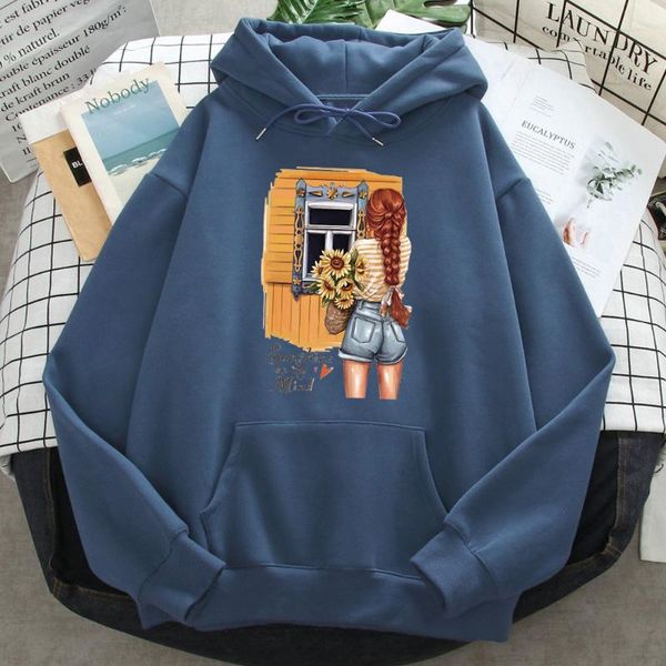 

men's hoodies & sweatshirts sunshine on my mind prints hoodie mens pockets cartoons fleece hip hop funny hooded clothes anime men pullo, Black