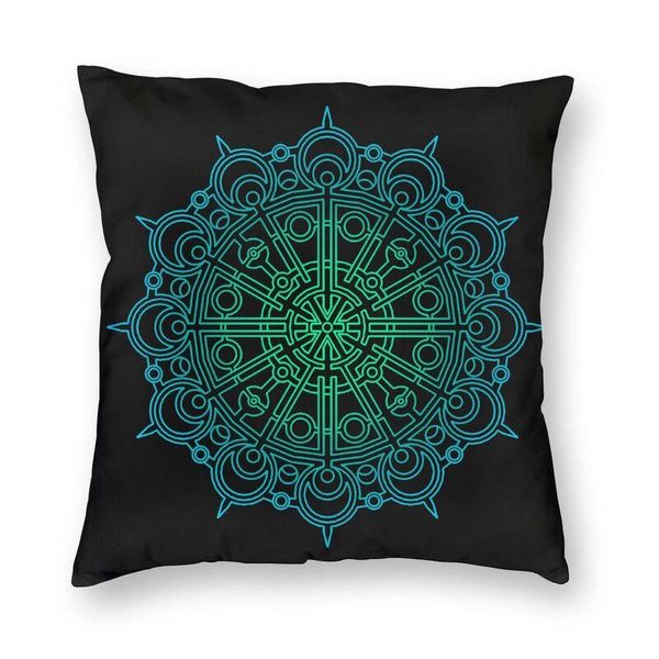 

cushion/decorative pillow mandala crescent moon square pillowcase home decor sofa cushion cover throw case double-sided printing for living
