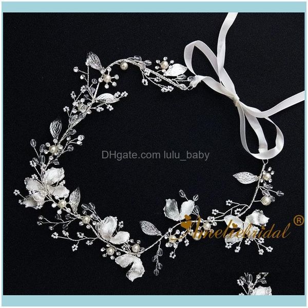 

hair jewelry jewelryhair clips & barrettes bridal vine wedding delights headband with painted leaf prom dress aessories women wreath drop de, Golden;silver