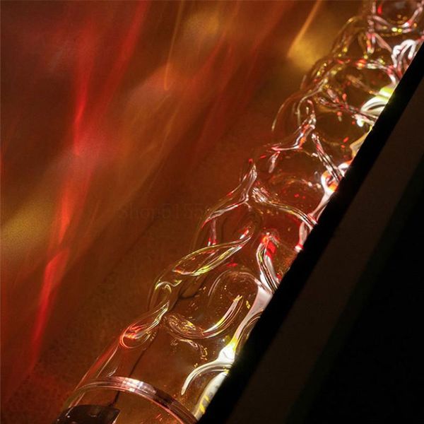 

wall lamp creative 3d dynamic projection lights led lamps living room decoration bedroom bedside light tv decor flame