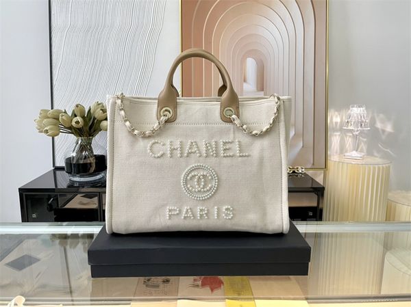 

chanel totes totes fashion totes printed embroidered canvas shopping bag batch