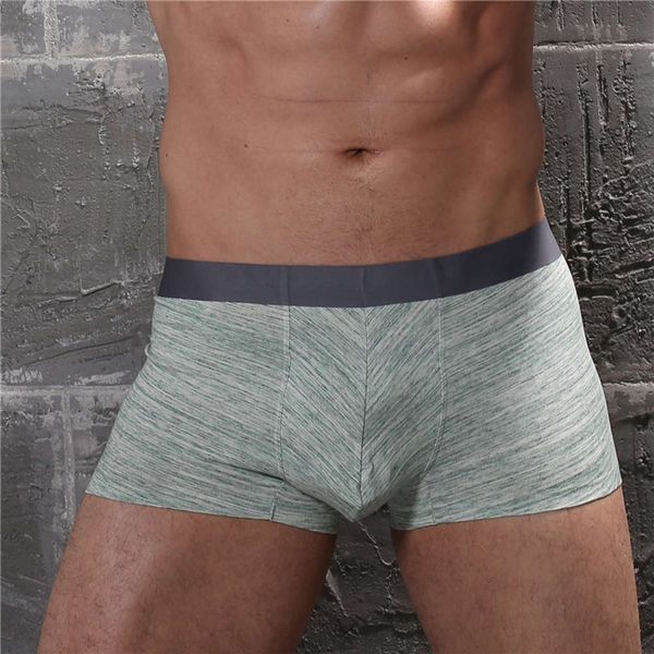 

men's underwear boxers men's traceless yiwu underwear strength, Black;white