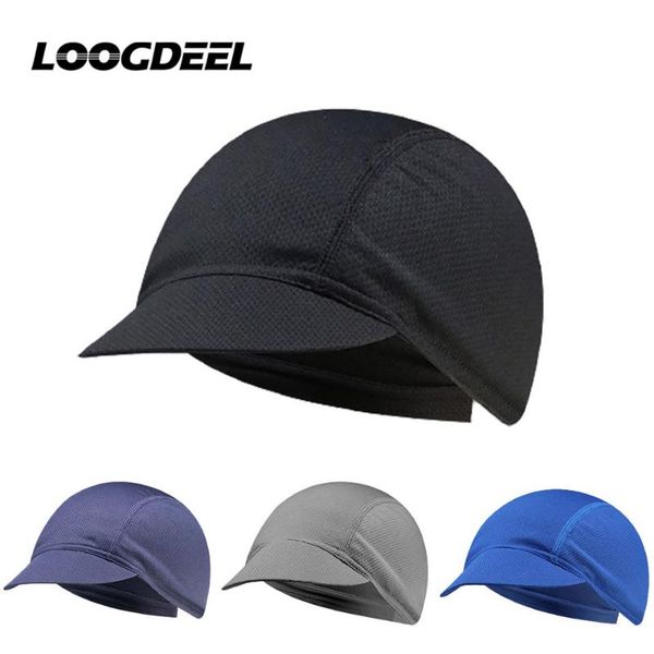 

cycling cap breathable mesh soft comfortable sweat-absorbing wicking outdoor sports fishing running hat headwear caps & masks, Black