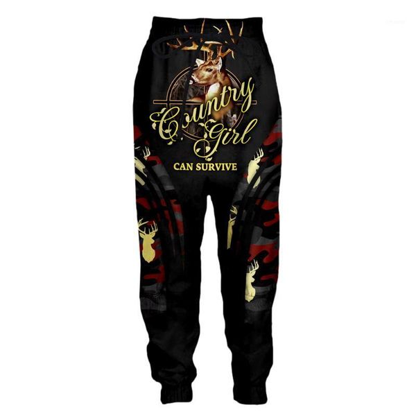 

men's pants plstar cosmos est hunting art funny men/women streetwear 3dprint harajuku unique casual jogger autumn trousers 3, Black