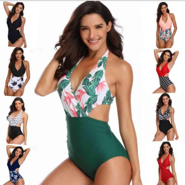 

swimsuit, women's style in summer 2021, special price europe and america, prted