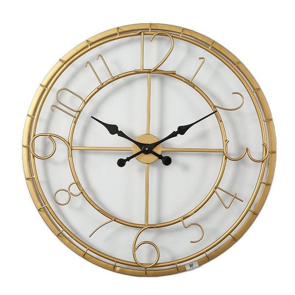

wall clocks selling style creative iron metal silent hanging restaurant study decoration modern
