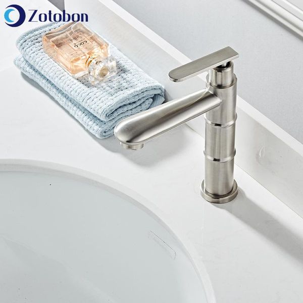 

faucet 304 stainless steel paint bathroom basin faucets cold tap single hole m370 sink