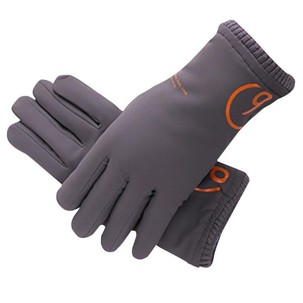 

ski gloves cold waterproof non-slip warm fashionable and cycling, Black