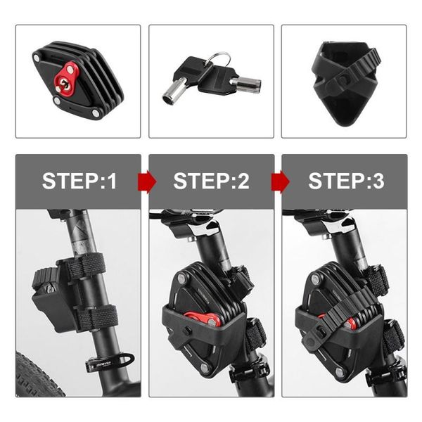 

theft protection car lock motorcycle bike vehicle fixed diamond strong security anti-theft bicycle heavy duty chain cable padlock