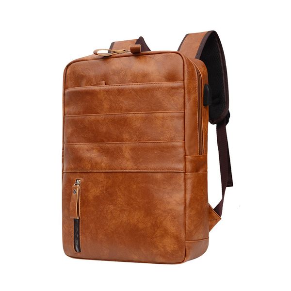 

backpack men's student schoolbag trend leisure large capacity computer bag