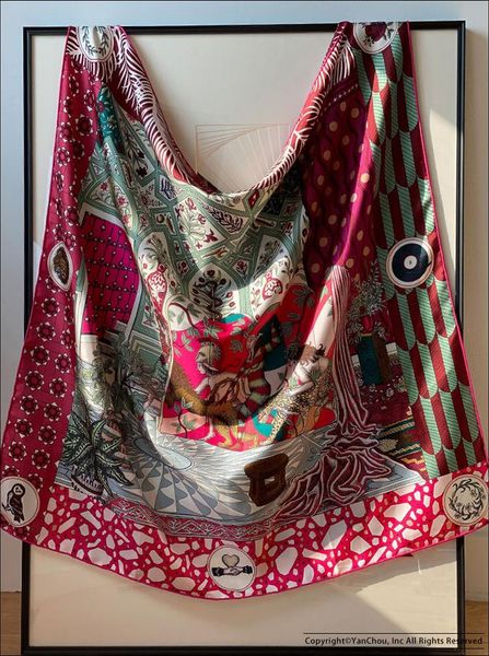 

scarves 90 neck designer *mulberry silk scarf 100% shawl hand rolled edges bandana 35"x35" foulard en soie, Blue;gray