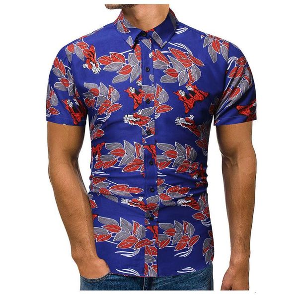 

t-shirts men's short sleeve hawaiian shirt style men casual beach hawaii shirts fit slim fashion male blouse summer xu4x, White;black