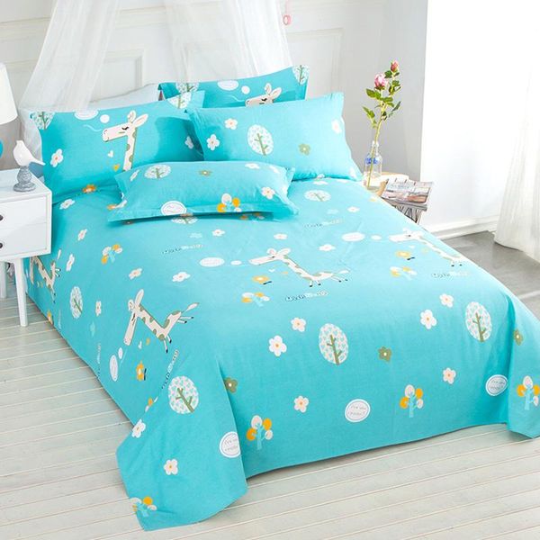 

sheets & sets pobff bed 100% cotton thickened high density yarn sheet