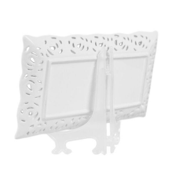 

frames 5pcs transparent plate picture frame display stand holders multi-purpose