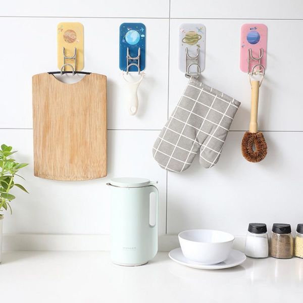 

hooks & rails punch-basin hook multifunctional round strong seamless wall mounted washbasin shelf bathroom storage accessories