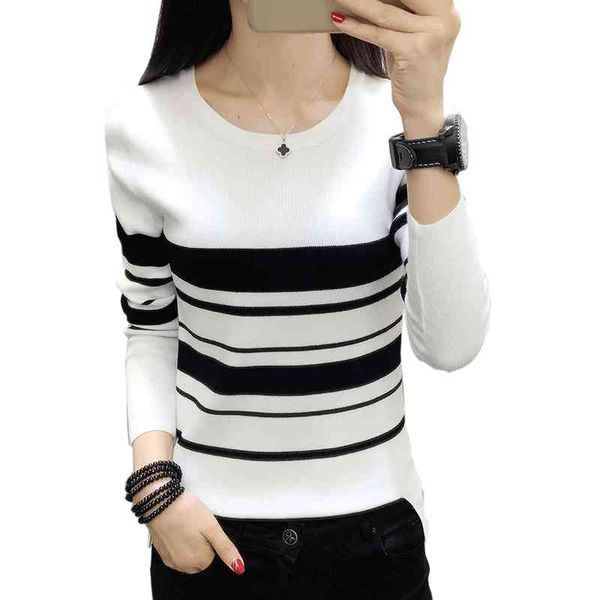 

warm casual women's sweater, fashionable autumn and wter, new in 2019, White;black