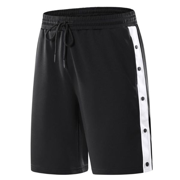 

gym clothing men's tearaway basketball pants & shorts loose fit active workout, training, White;black