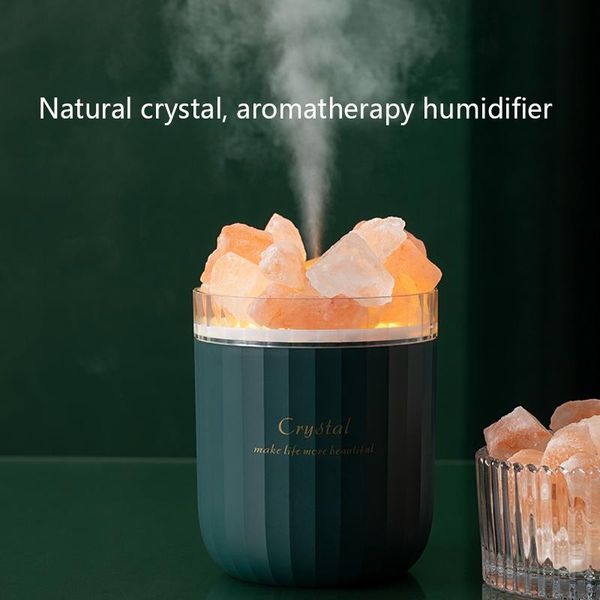 

humidifiers 400ml portable crystal aromatheraphy humidifier usb wireless aroma essential oil diffuser air humidificador with atmosphere lamp
