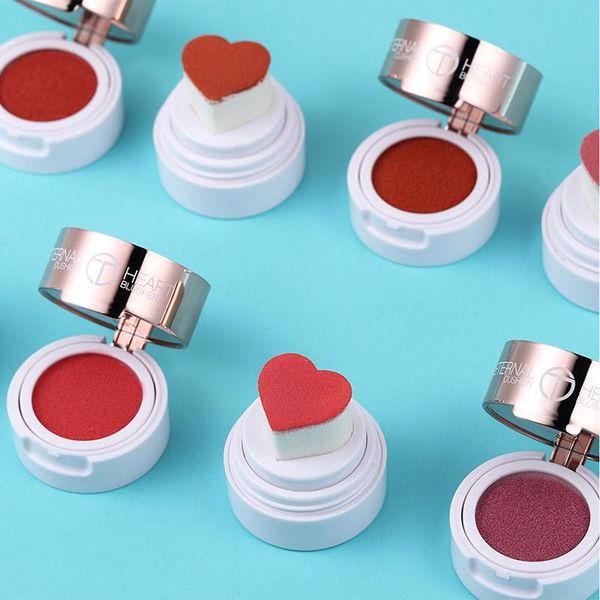 

blush heart-shaped air cushion powder makeup moisturizing brightening repair ey669